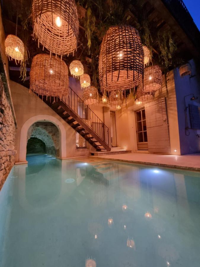 Maison Au Centre Du Village De Gordes Avec Vue Incroyable Bagian luar foto