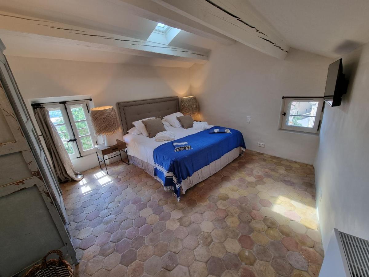 Maison Au Centre Du Village De Gordes Avec Vue Incroyable Bagian luar foto